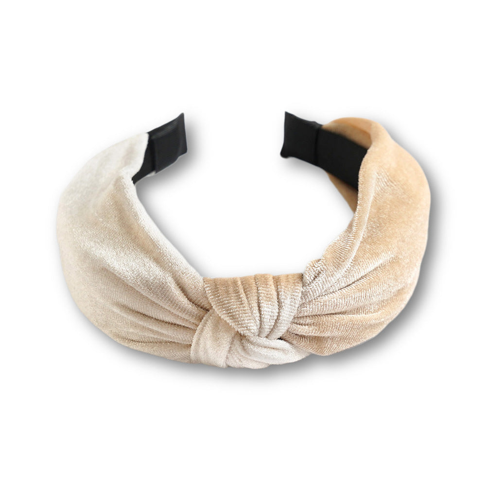 Wholesale Velvet Candy Color Wide Edge Headband